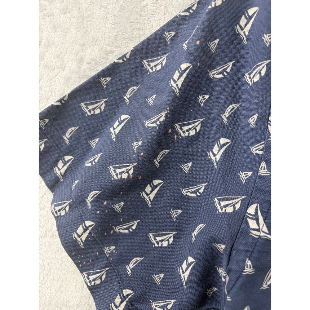 Ralph Lauren Men's Slim Fit Sailboat Print Button Down Shirt - Size L - Picture 7 of 7
